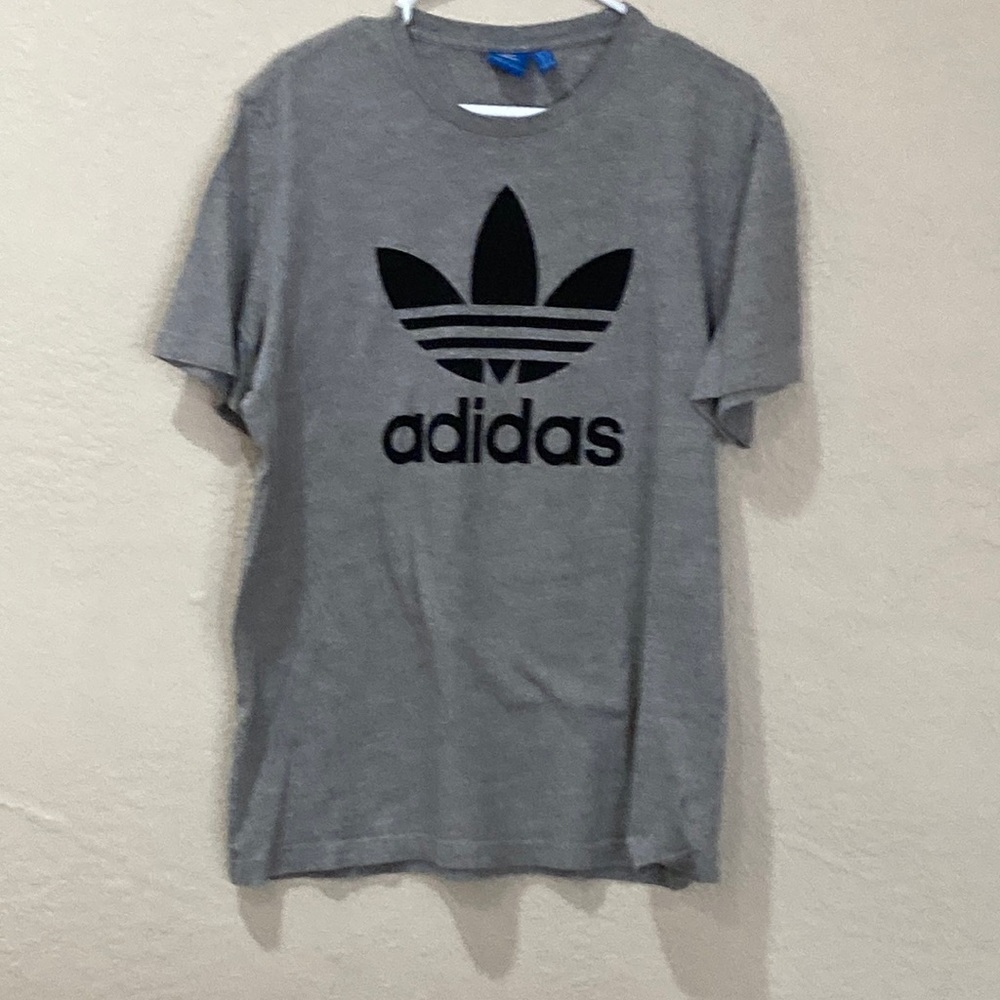 Mens Lg Adidas Tee, Gray